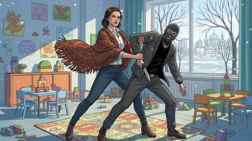 Мужчина с ножом ворвался в детсад в Оренбургской области