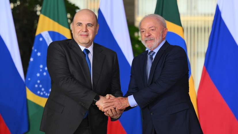 Мишустин передал президенту Бразилии добрые пожелания от Путина