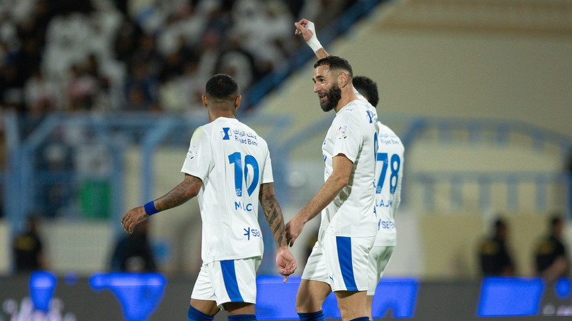 Хет-трик Бензема помог «Аль-Хилялю» разгромить «Аль-Охдуд»