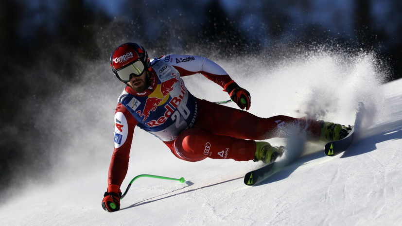 Горнолыжник Хеметсбергер разбил лицо в кровь во время тренировки на Олимпиаде