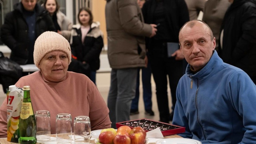 Хинштейн: возвращённые из плена Украины мирные жители приехали в Курск