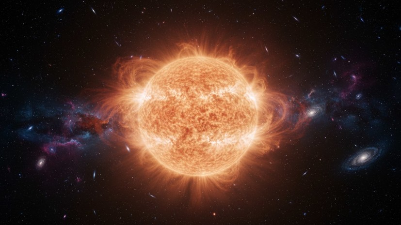 ИКИ РАН: мощный взрыв произошёл на обратной стороне Солнца