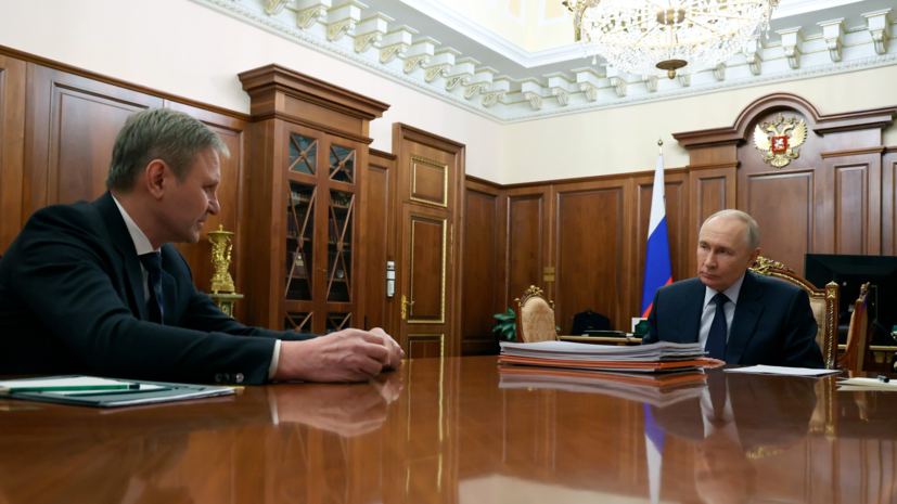 Путин встретился с председателем совета директоров группы «Мантера» Ткачёвым