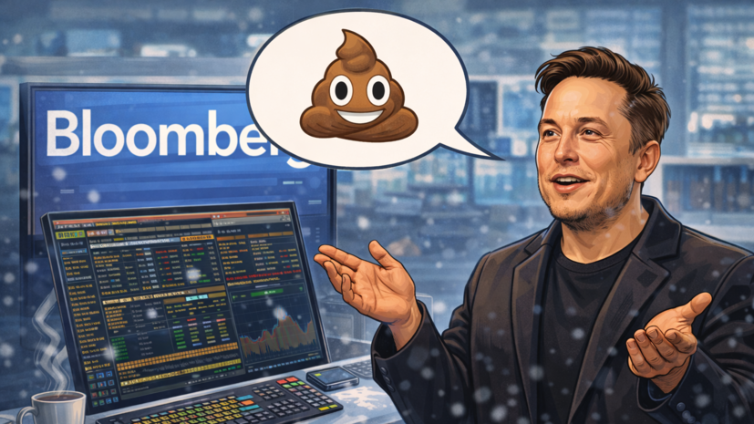 Маск описал Bloomberg эмодзи фекалий