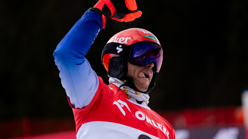 Итальянский сноубордист Фишналлер выступает на Играх-2026 с российским флагом на шлеме