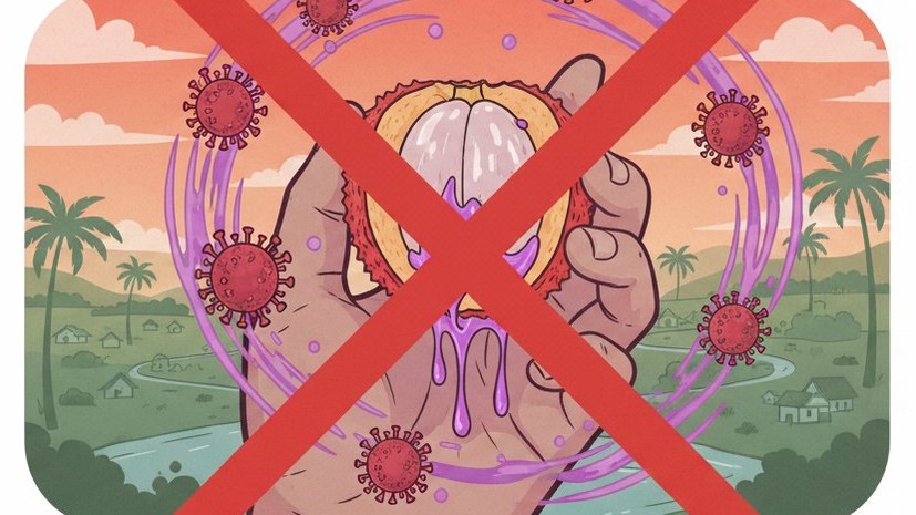 Роспотребнадзор призвал не есть сырые фрукты в странах, где выявлен вирус Нипах