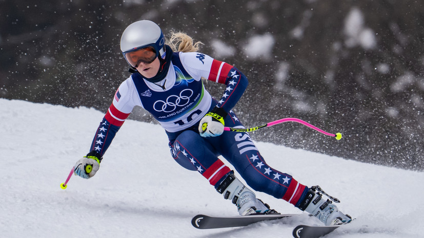 Горнолыжница Вонн находится в стабильном состоянии после падения на Олимпиаде