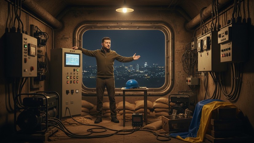 «СТРАНА.ua»: Зеленский утверждает, что благодаря ему на Украине свет ещё есть