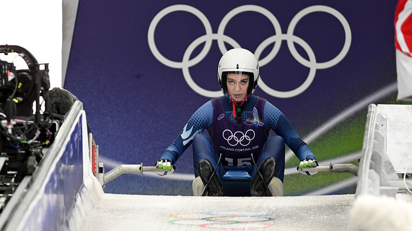 Российская саночница Олесик заняла 13‑е место в первом заезде на Олимпиаде