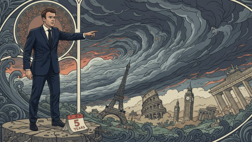 Макрон заявил, что Европа может быть сметена через пять лет