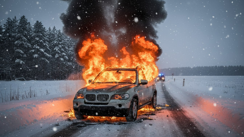 Mash: мальчик из Красноярска случайно сжёг BMW X5 и теперь может стать бездомным