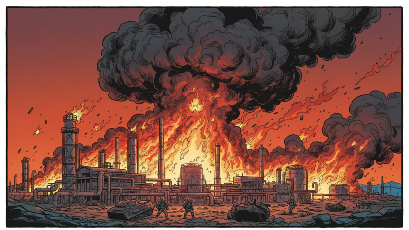 Глава Коми заявил о пожаре на территории НПЗ в Ухте после атаки БПЛА ВСУ