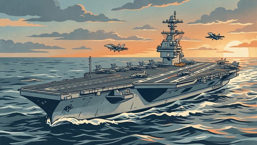 NYT: авианосец США Gerald R. Ford направят из Карибского моря на Ближний Восток