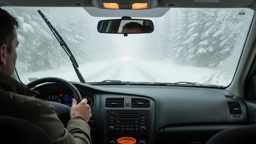 Автомобилистам посоветовали не включать круиз-контроль в снегопад