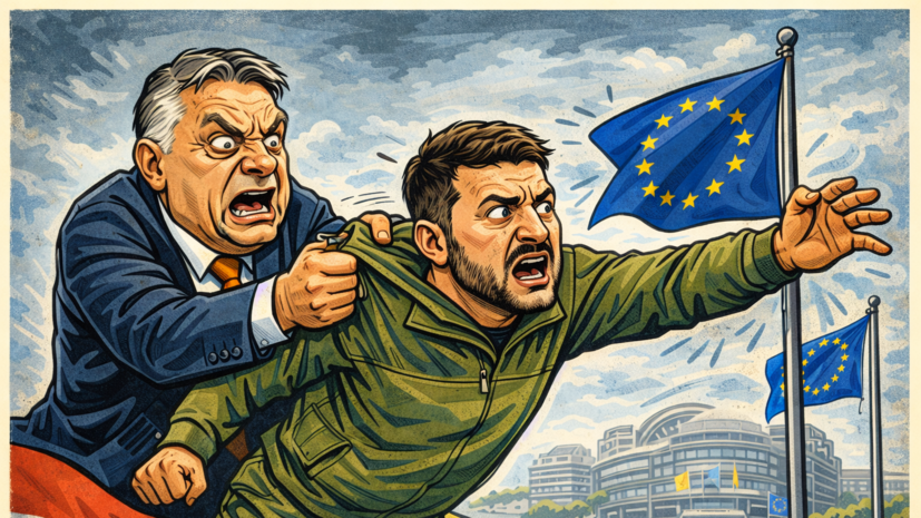 BZ: ссора Орбана и Зеленского грозит сорвать планы Киева на Евросоюз