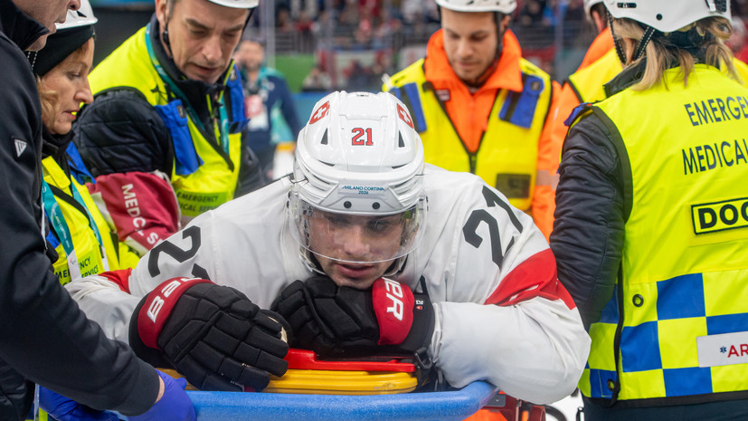 Одноклубника Панарина унесли на носилках после столкновения с игроком «Вашингтона» на ОИ