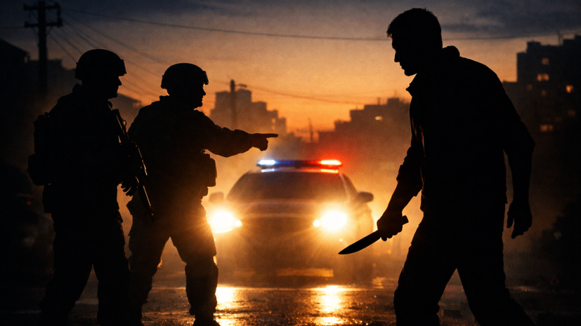 В Одессе мужчина с ножом напал на патруль местного ТЦК