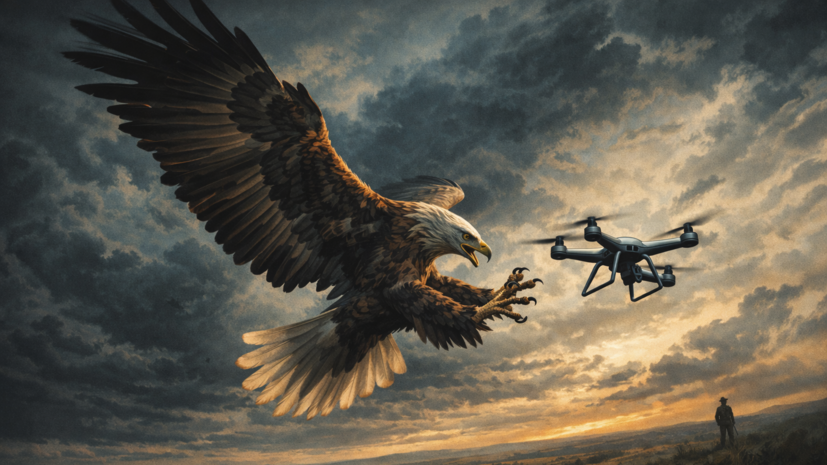 Священник рассказал, как орёл спас российского бойца от беспилотника