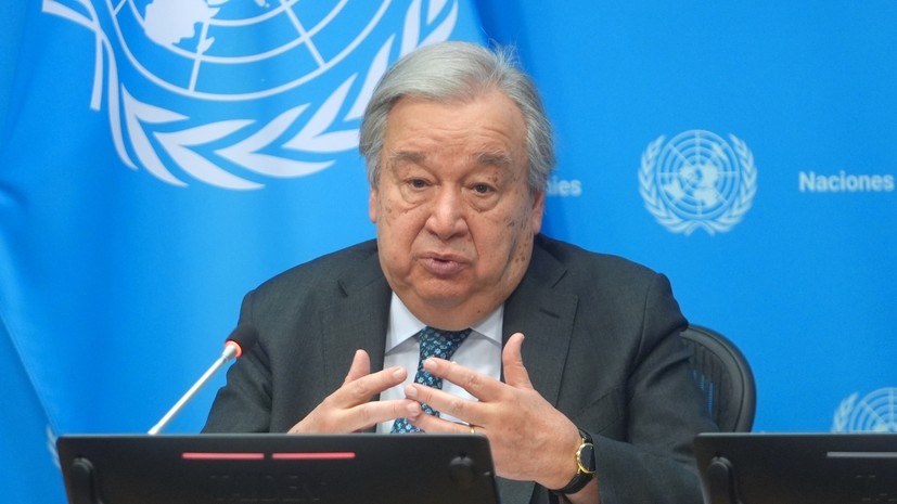 В Крыму сообщили, что Гутерреш не ответил на приглашение посетить регион