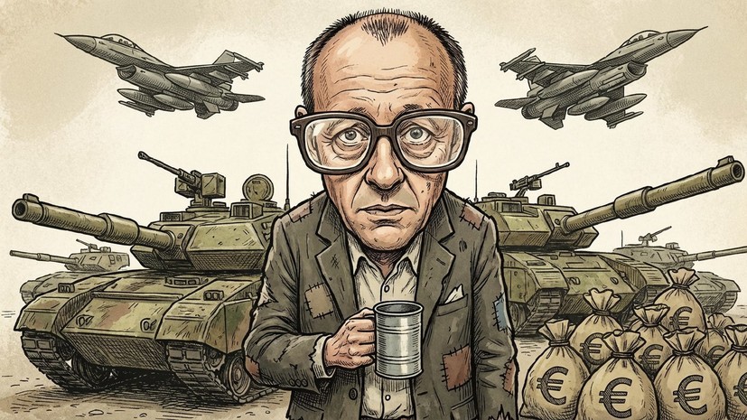 Вагенкнехт назвала Мерца «канцлером бедных» из-за военных расходов