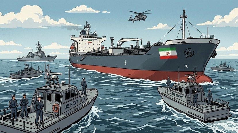 ВМС США захватили в Индийском океане танкер с иранской нефтью