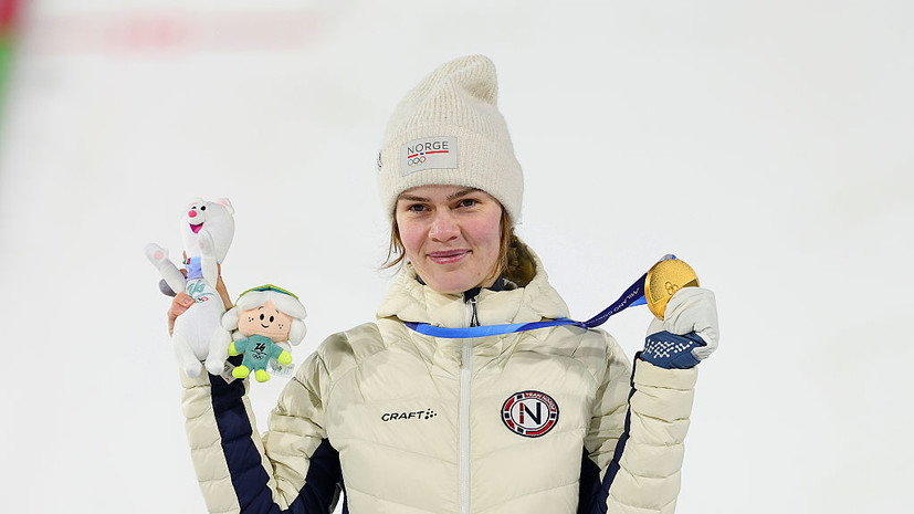 Стрём выиграла вторую золотую медаль ОИ-2026 в прыжках с трамплина