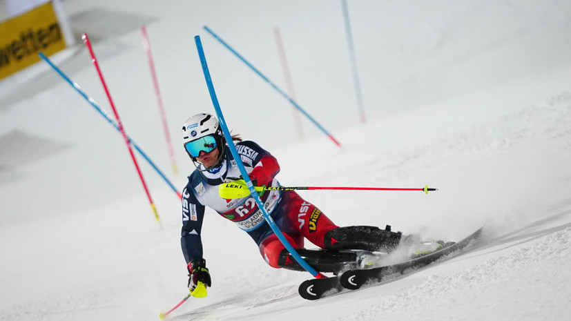 Ефимов не смог финишировать в слаломе на Олимпиаде