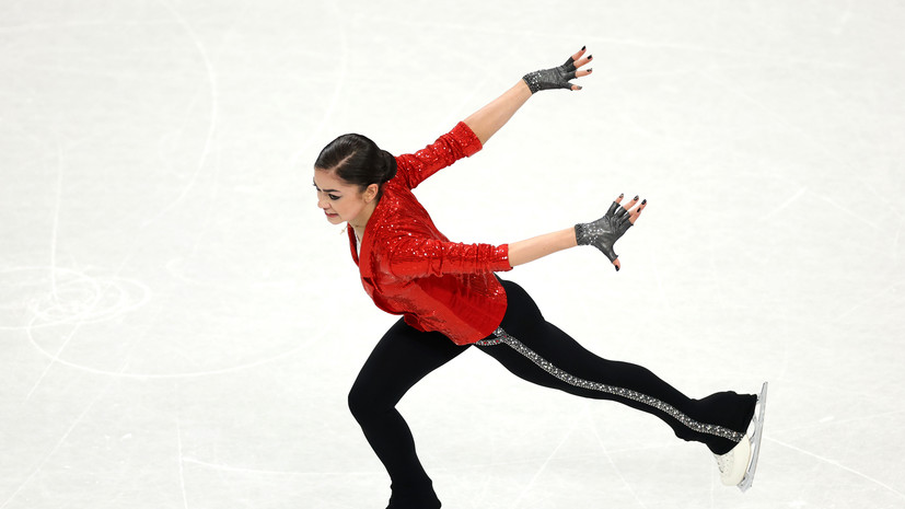 Петросян чисто откатала короткую программу на Олимпиаде в Италии