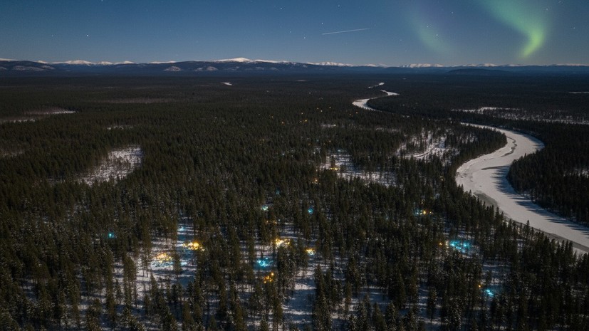 Дроны зафиксировали светящиеся точки в красноярской тайге при поисках Усольцевых