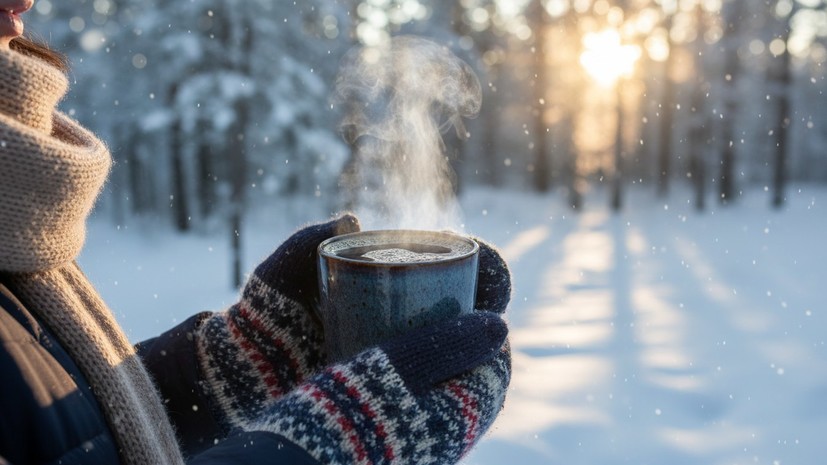 Врач Каландия: кофе на морозе создаёт двойную нагрузку на сердце