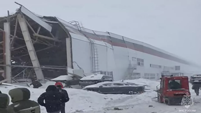 Из-под завалов обрушившегося цеха автозавода в Липецкой области извлечены пятеро