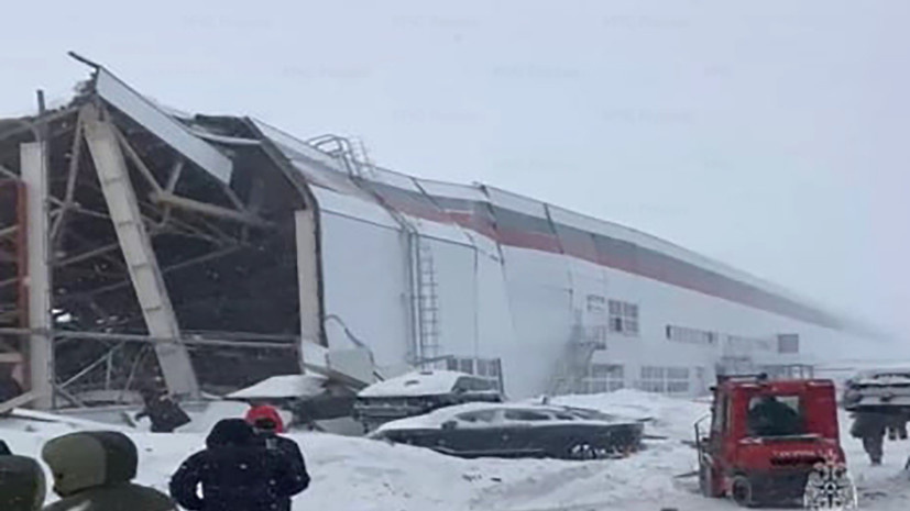 Площадь обрушения кровли цеха в Липецке составила 5 тысяч квадратных метров