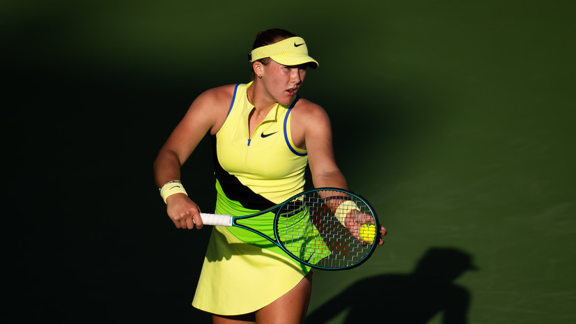 Андреева не подала на матч и проиграла Анисимовой в четвертьфинале турнира WTA 1000 в Дубае