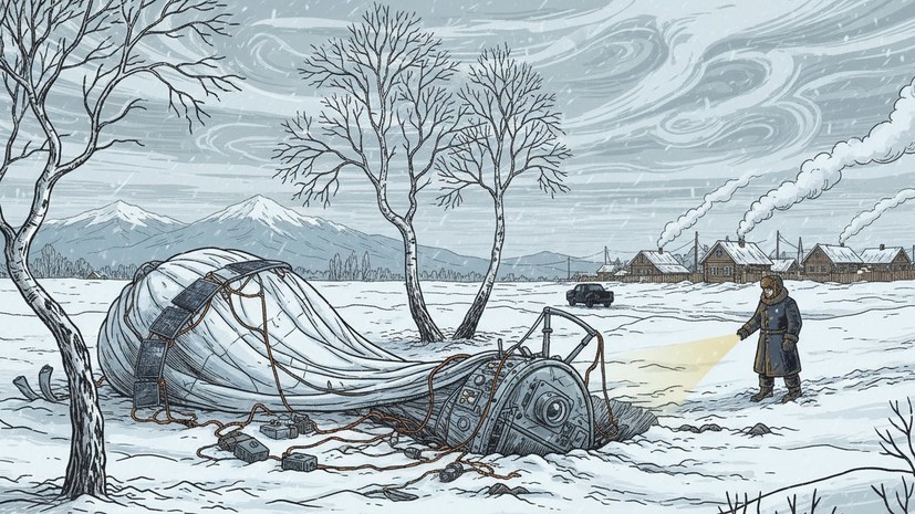 РБК: в Армавире упал метеозонд