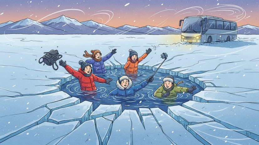 Провалившиеся под лёд Байкала туристы из КНР не брали экскурсию через турфирмы