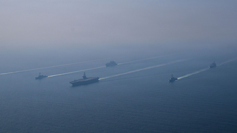 США создали мощную военную группировку вокруг Ирана