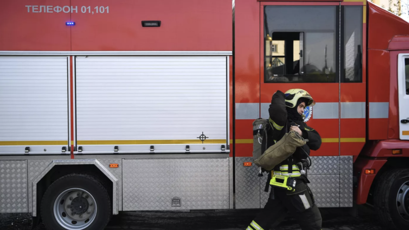 Пожар в доме в центре Москвы потушен
