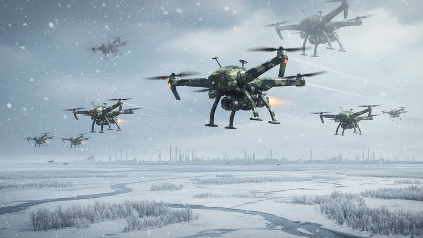 БПЛА ВСУ ударили по нефтебазе в Луганске, загорелся резервуар с топливом