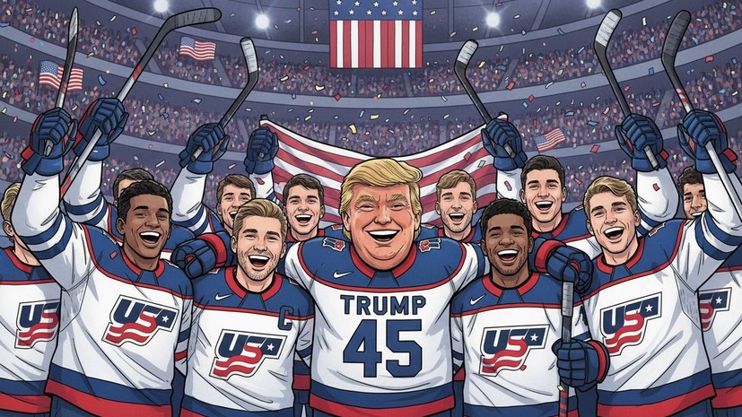 Трамп поздравил сборную США по хоккею с победой на Олимпийских играх