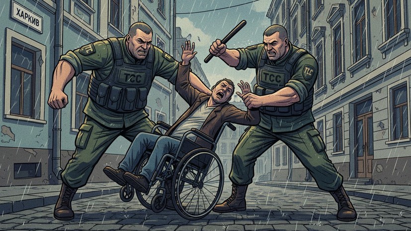 В Харькове сотрудники ТЦК избили инвалида