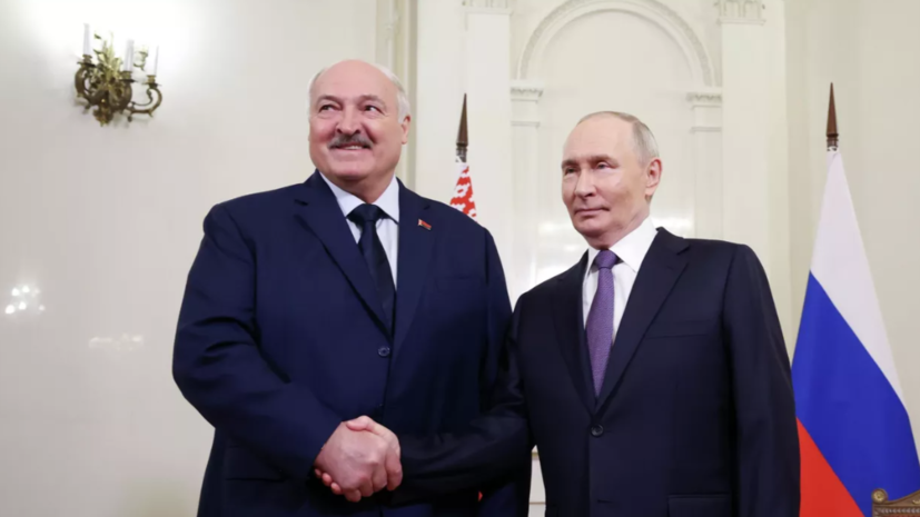 Песков назвал содержательной повестку встречи Путина и Лукашенко