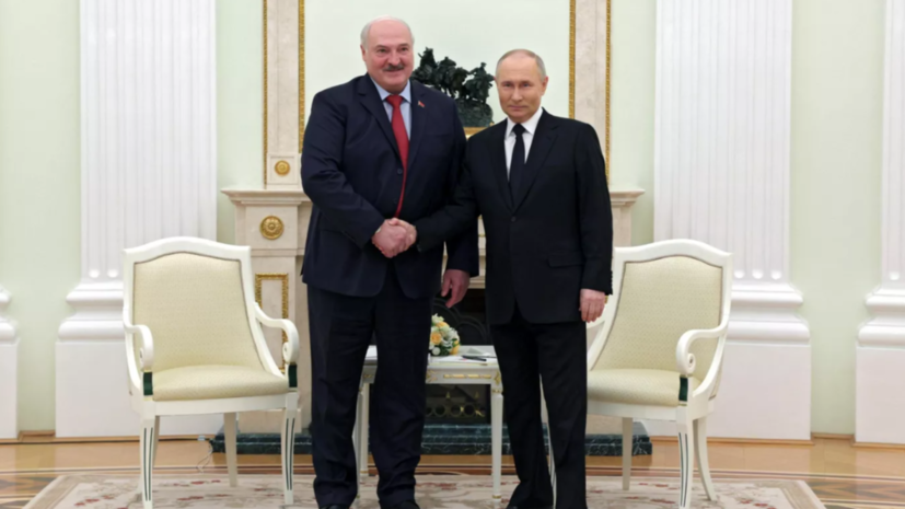 Путин и Лукашенко встретились перед Высшим госсоветом Союзного государства