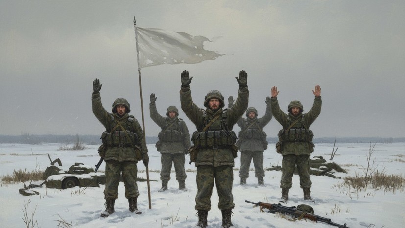 Группа боевиков ВСУ сдалась в плен под Гуляйполем