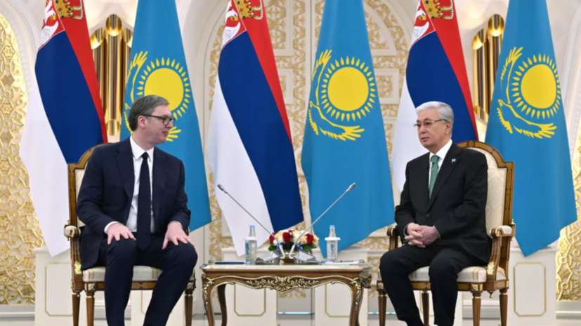 Вучич попросил Токаева помочь в подготовке спецподразделений