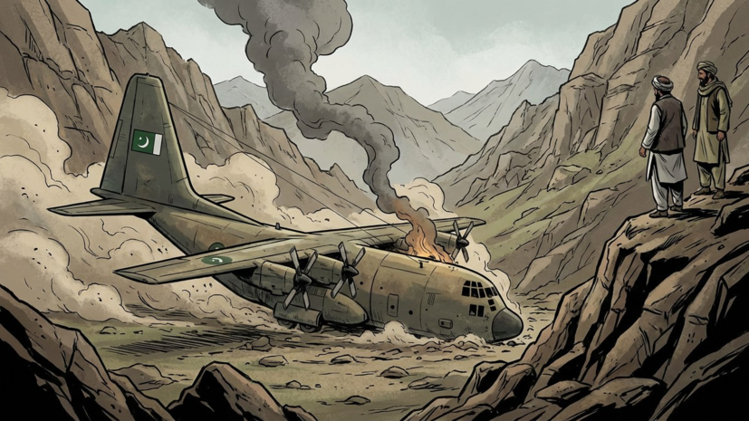 В Афганистане сбили пакистанский военный самолёт