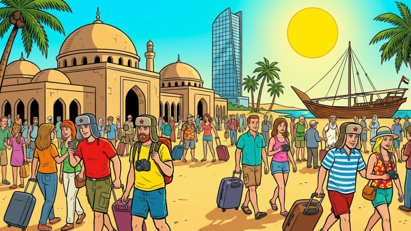 В ОАЭ может находиться до 50 тысяч российских туристов