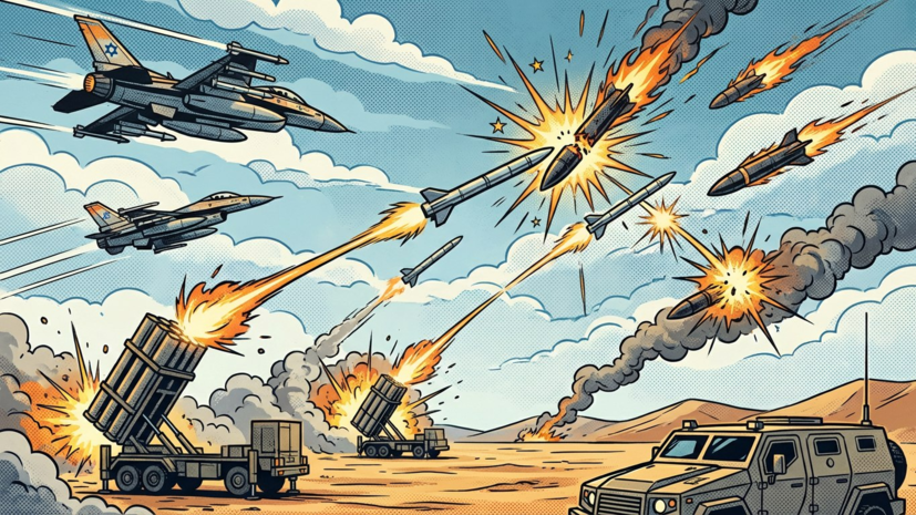 Армия Израиля перехватывает запущенные Ираном ракеты