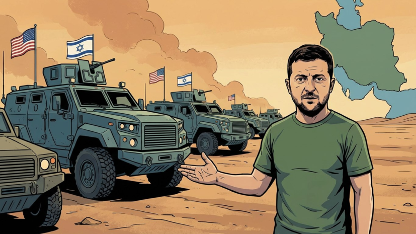 Зеленский поддержал агрессию США и Израиля против Ирана