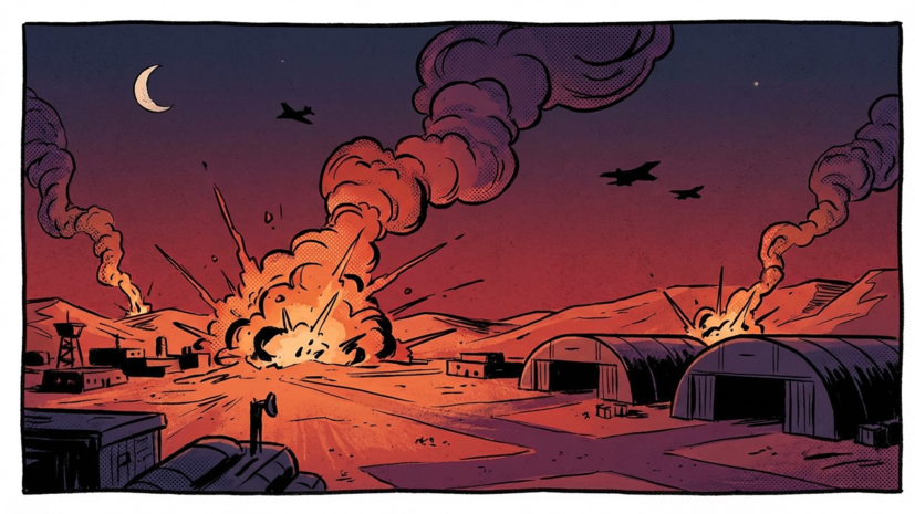 КСИР Ирана заявил о новой атаке на базы США на Ближнем Востоке