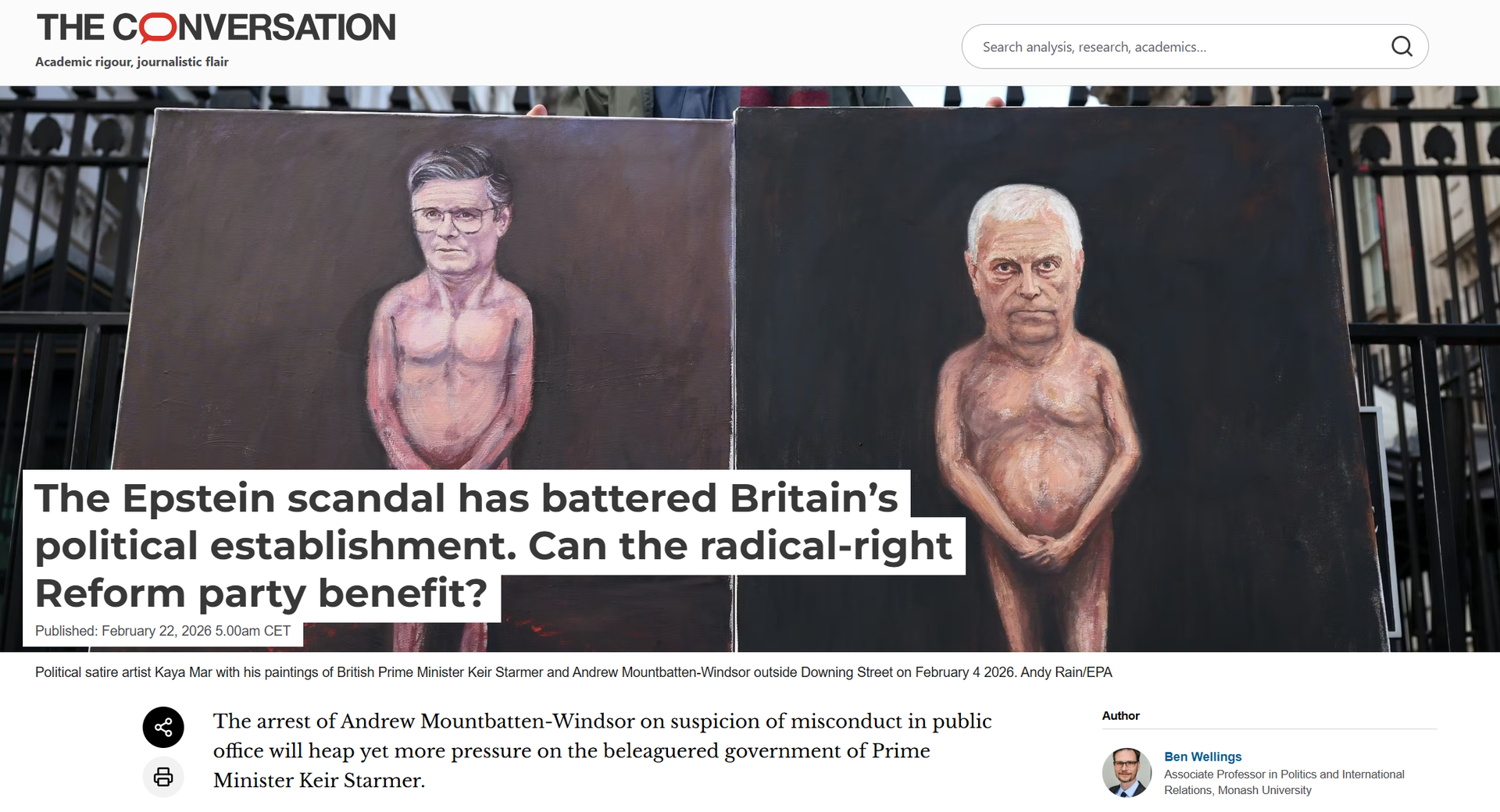 «Постыдное поражение»: западные СМИ — о провале партии Стармера на выборах после публикации досье Эпштейна